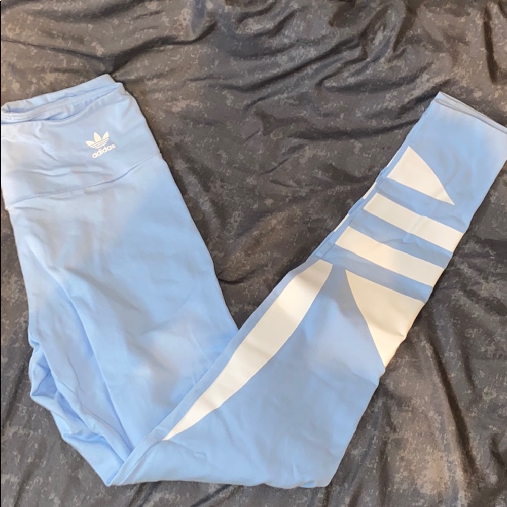 ☁️Sky Blue Adidas Leggings☁️